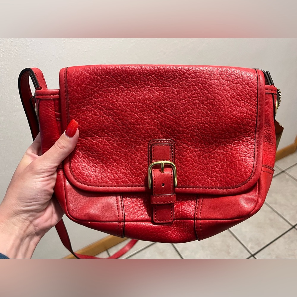Coach leather crossbody